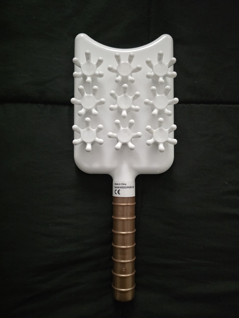 Ashley Black FasciaBlaster Mini Paddle Blaster Massage Tool - White/Gold